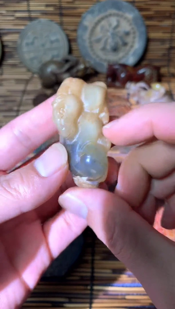 和田玉（糖玉）未镶嵌挂件与直播间一致商品