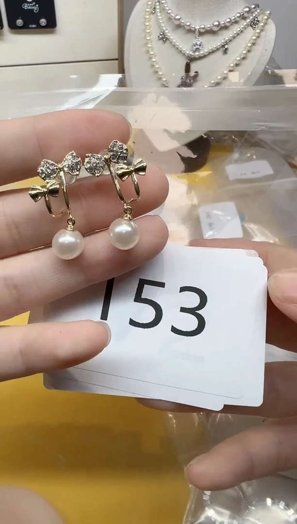 铜合金925银仿珍珠153