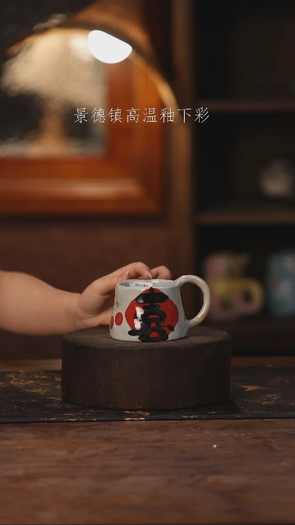 陶瓷景德镇高温釉下手绘陶瓷174