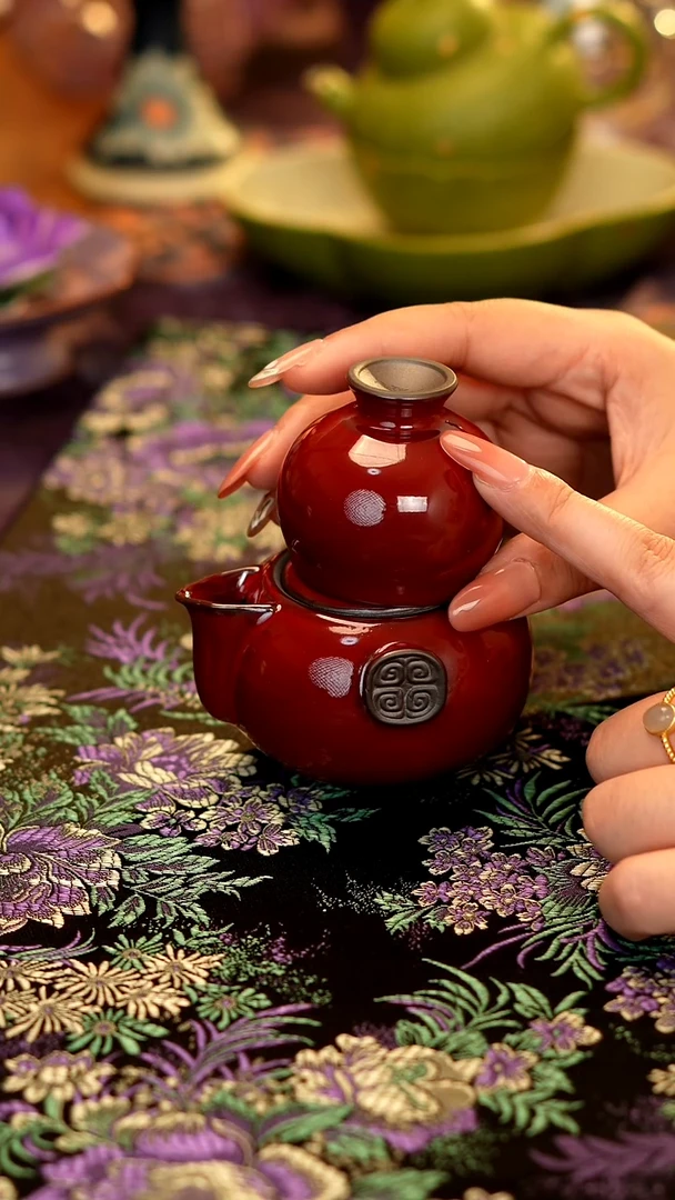 故宫红葫芦一壶两杯········