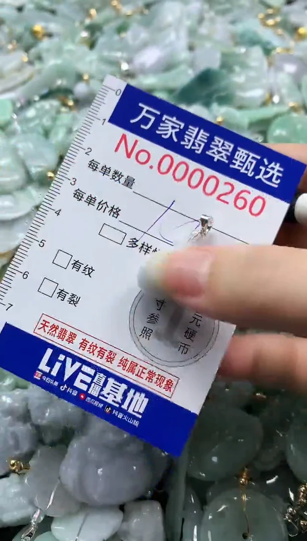 吊坠(不含链)未镶嵌翡翠0260