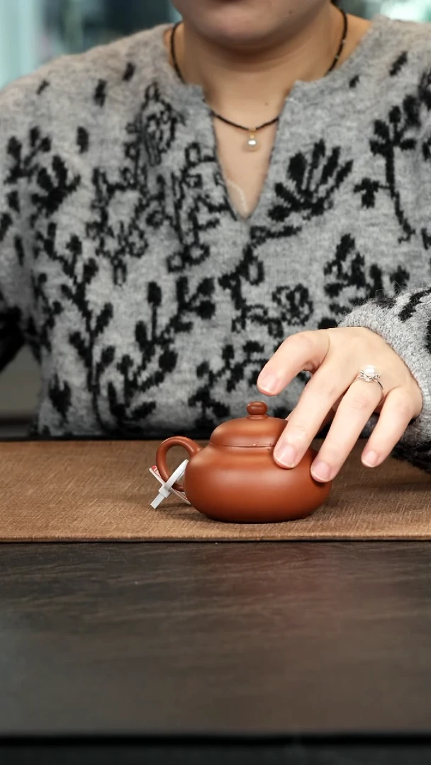 茶壶紫砂朱泥鸭梨120cc
