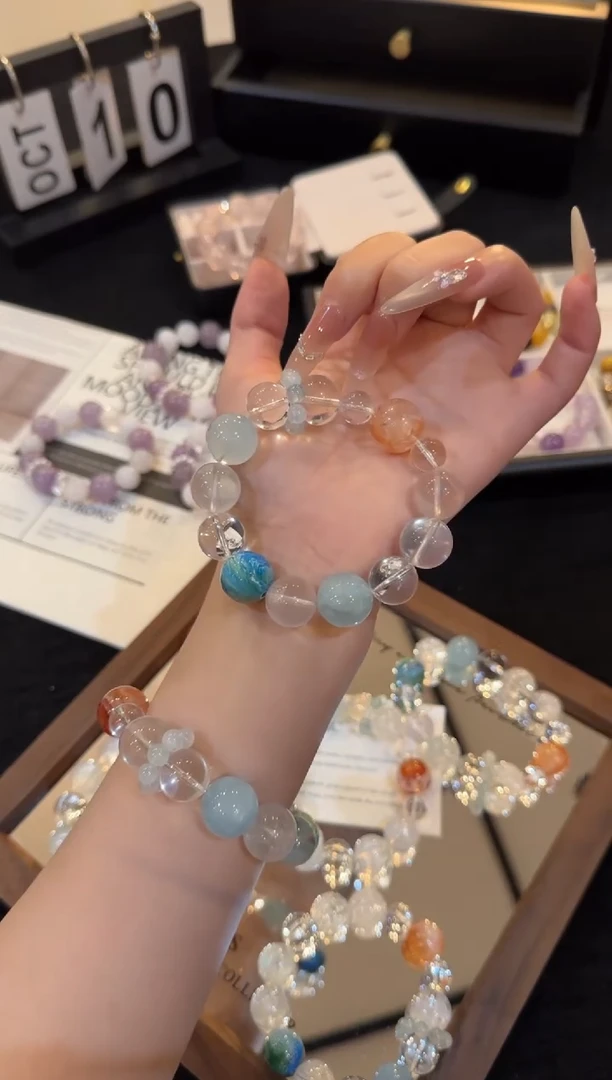 合金手链水晶大鱼海棠x2771