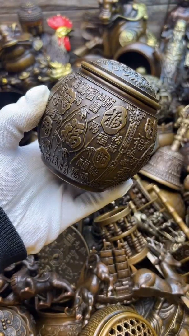 精美铜器，点击下单