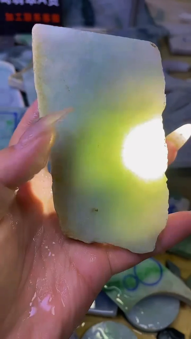 翡翠裸石天然A货缅甸翡翠高品质边角料624