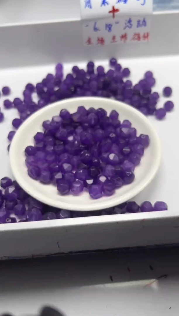 玛瑙/玉髓颈饰未镶嵌w2156舒俱来切面10mm*30颗