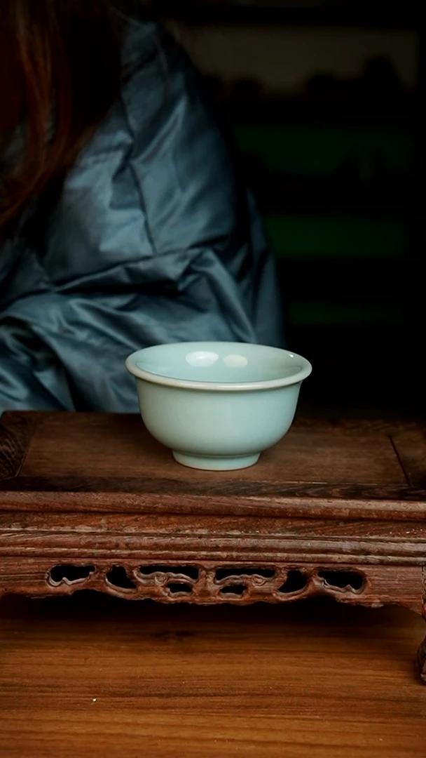 杯天青厚胎压手杯一级