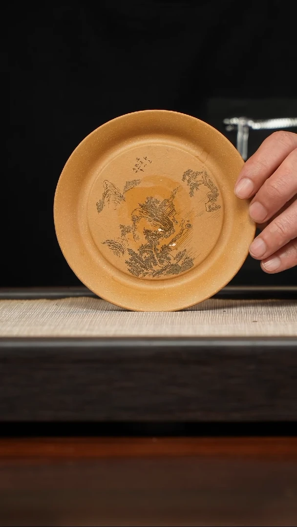 【闪购商品】紫砂茶壶山水壶承