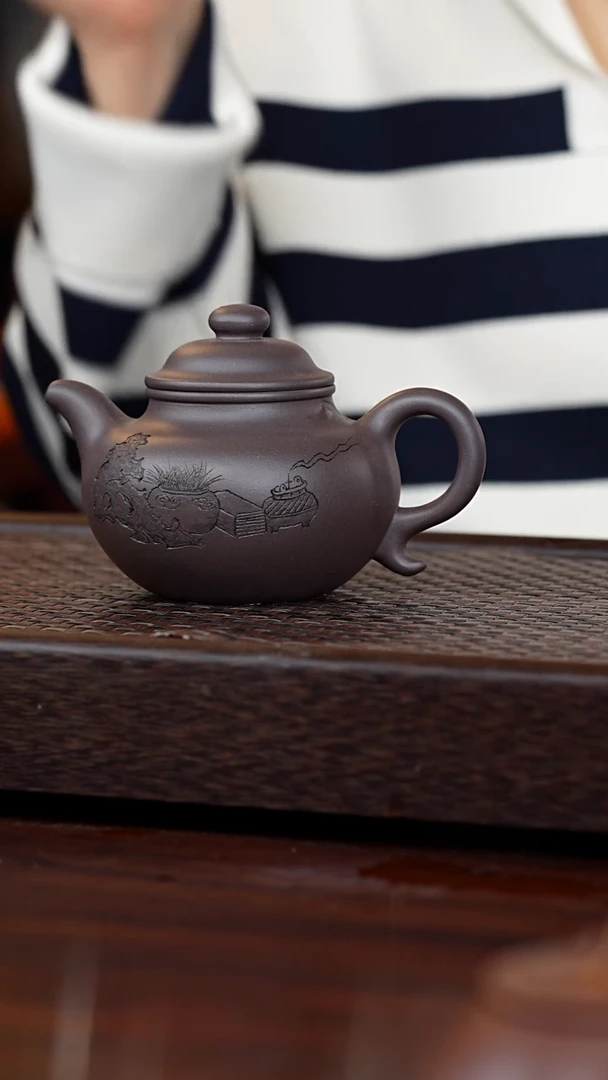 【闪购商品】紫砂茶壶莲子300毫升