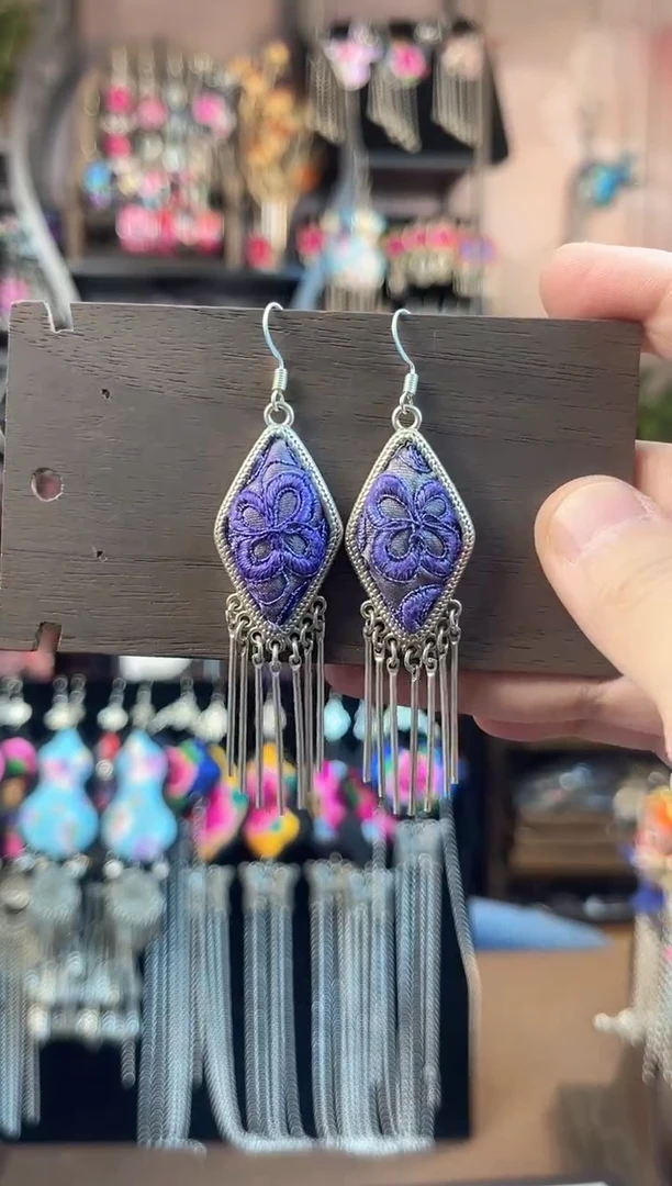 织绣 民族风手工非遗老绣饰品226