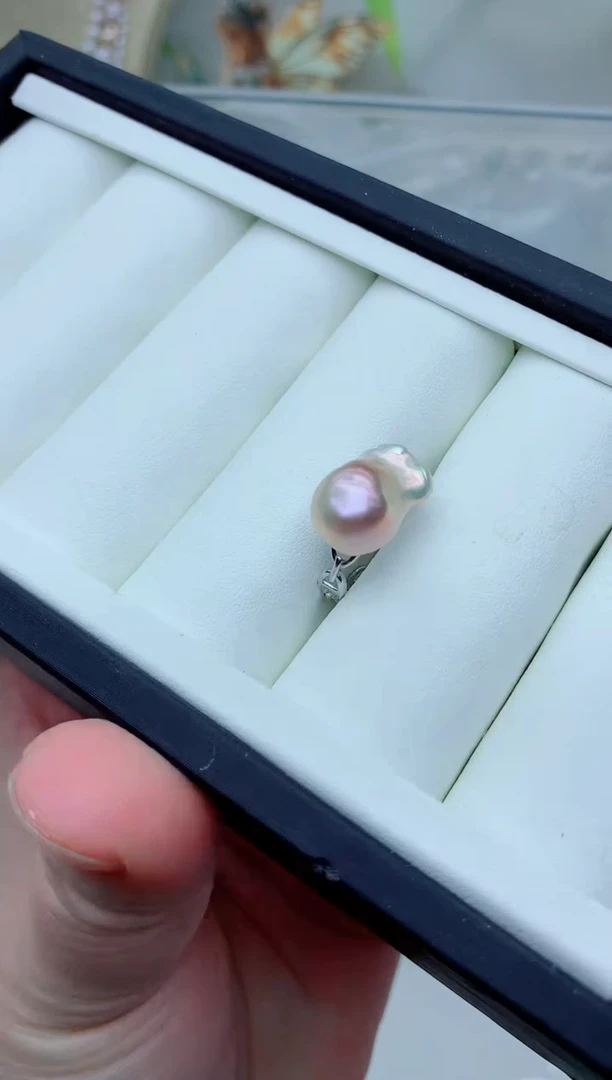未镶嵌戒指淡水珍珠多样性发其一【非无瑕】