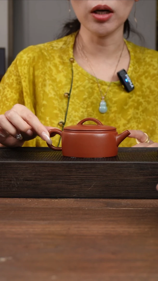 茶壶紫砂朱泥汉瓦     150CC