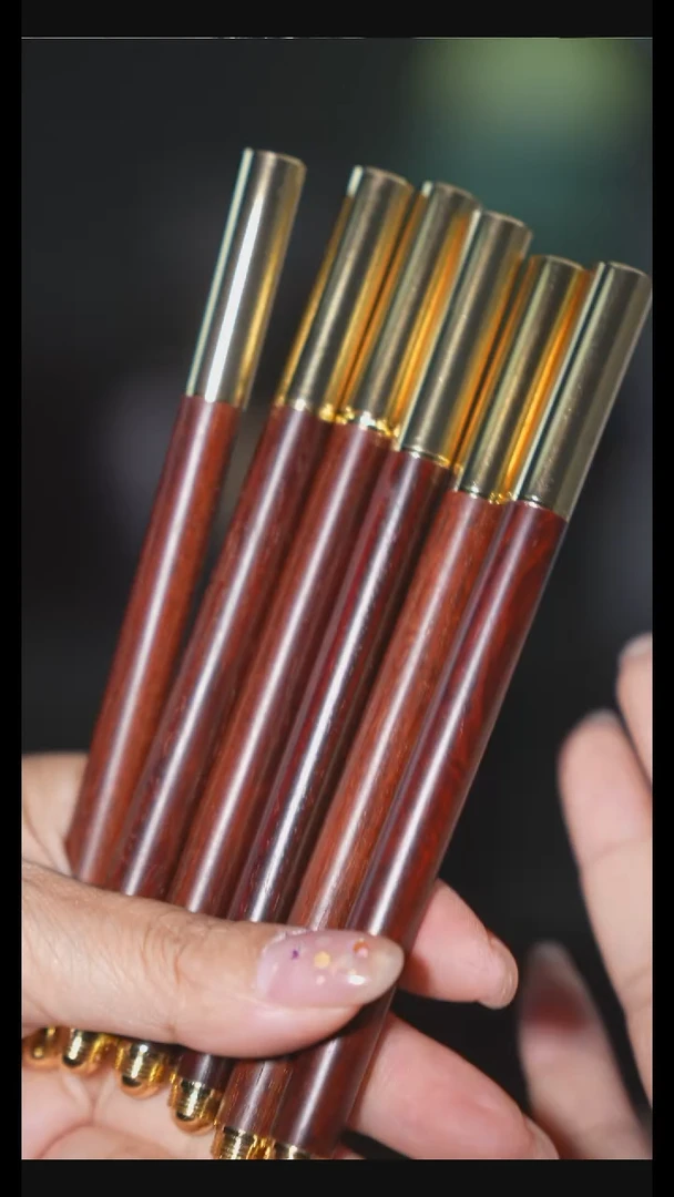 紫檀木类成套家具印度小叶紫檀笔单只