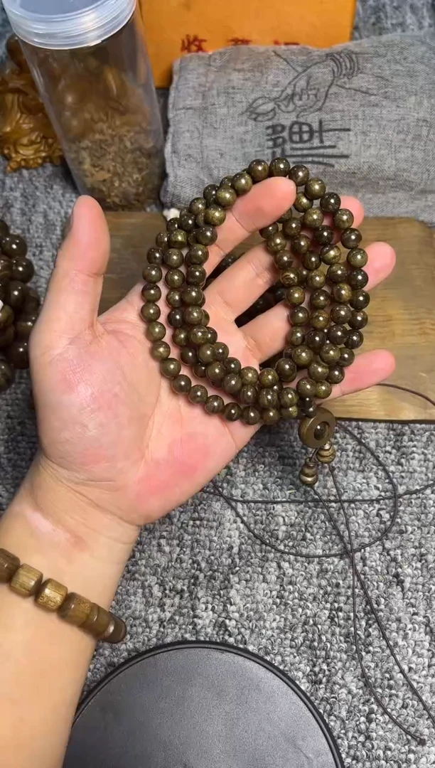 阴沉木手串/手链0.8/108花纹135