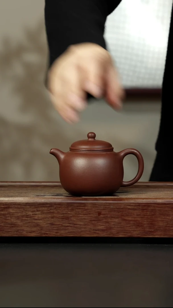 茶壶紫砂老紫泥 大匏樽 220cc左右