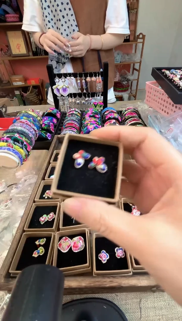 织绣艺枝独绣老绣饰品470
