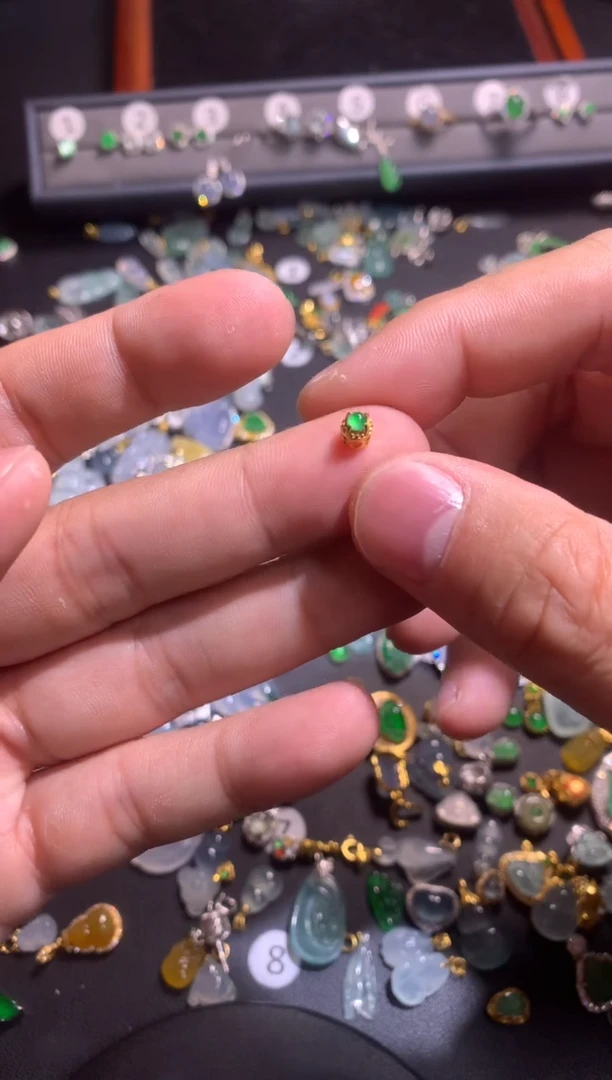 【闪购商品】翡翠吊坠(不含链)银S925镶嵌1