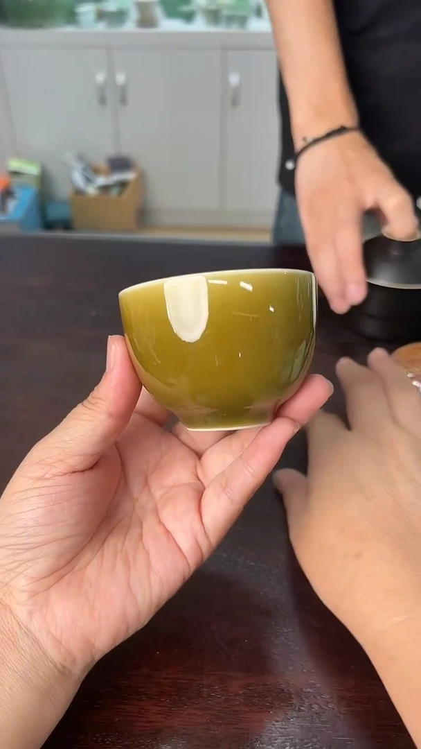 龙泉云间青瓷小米茶器