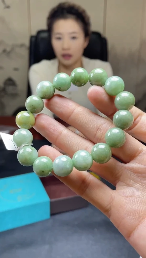 未镶嵌定制翡翠珠串 拍一发一