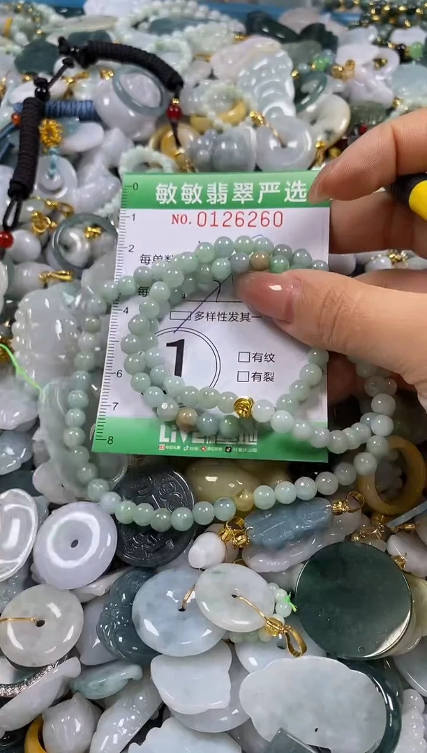 【闪购商品】翡翠颈饰未镶嵌闪购0126260多样性发其一