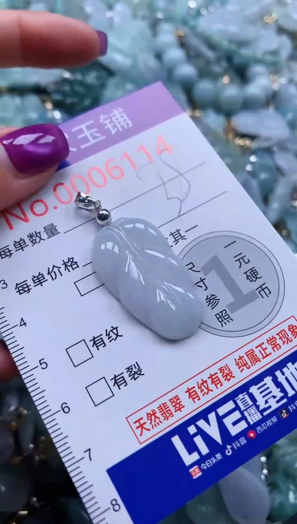颈饰未镶嵌翡翠6114
