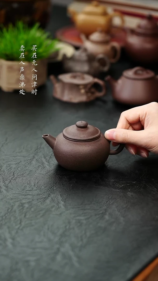 茶壶紫砂蒋莉全手巨轮珠