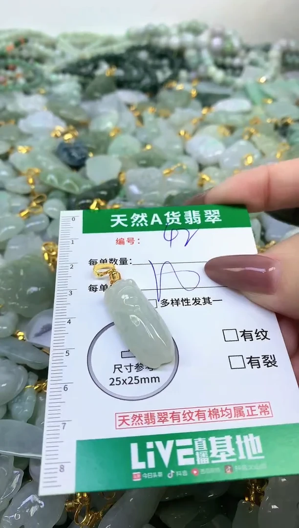 颈饰未镶嵌翡翠纯天然缅甸A货翡翠