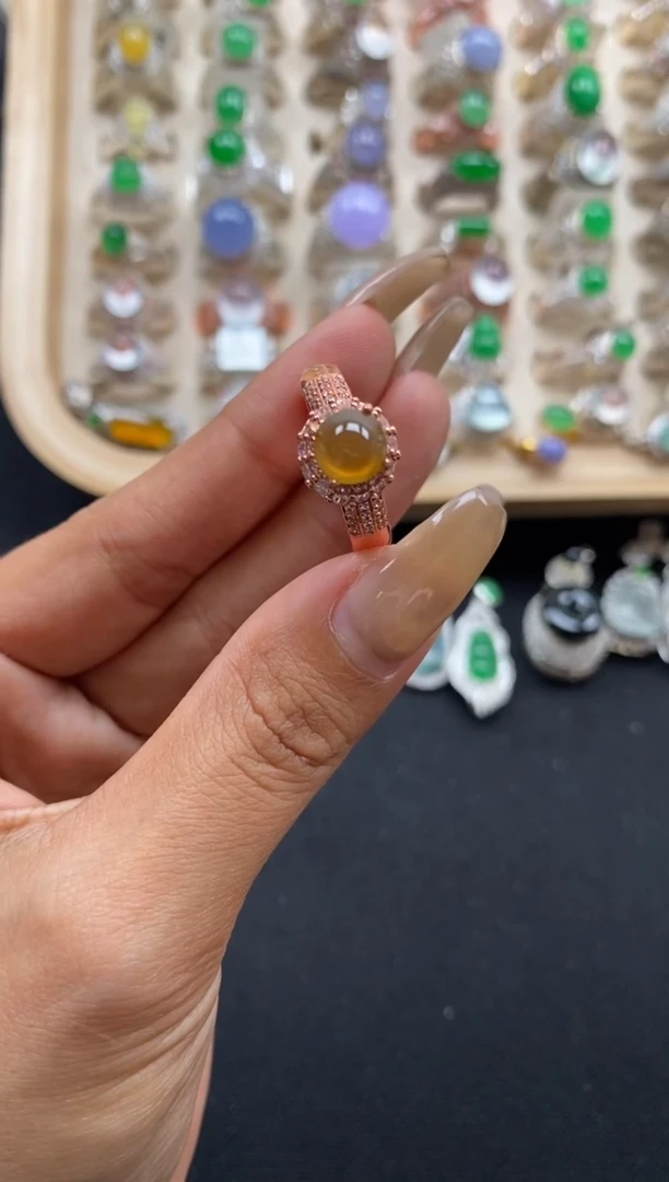 未镶嵌戒指翡翠缅甸天然a货翡翠