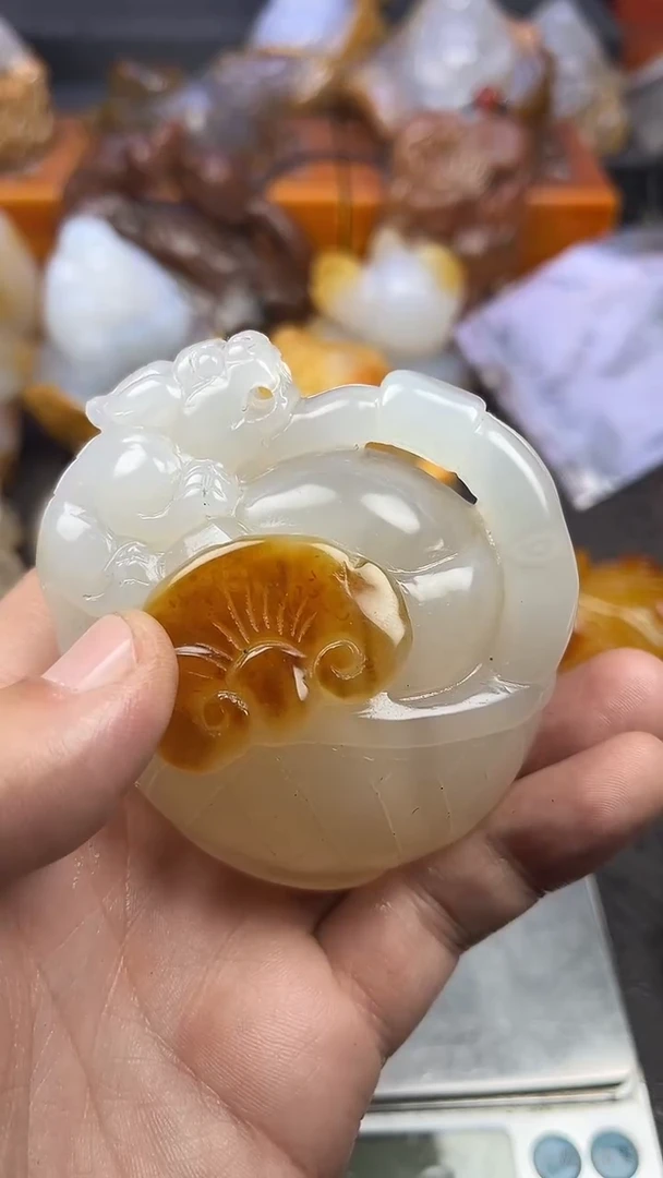 【闪购商品】玛瑙/玉髓手把未镶嵌1