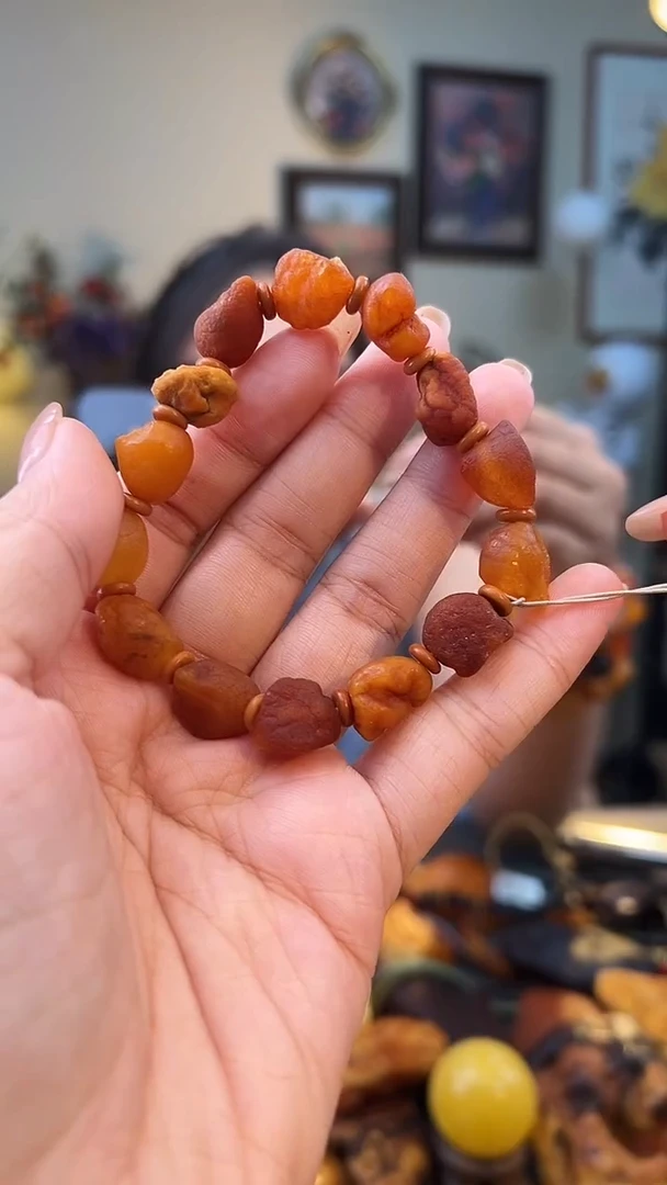 手串琥珀未镶嵌手串