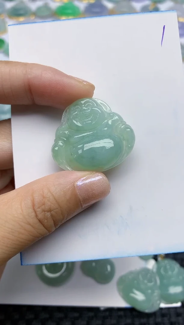 翡翠未镶嵌颈饰天然A货翡翠 8