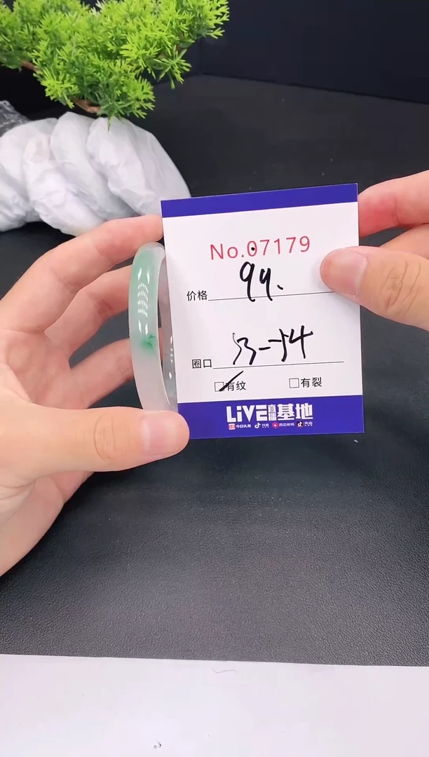 未镶嵌手镯翡翠07179