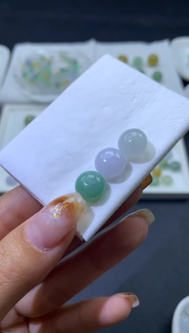 【闪购商品】定制翡翠未镶嵌珠6