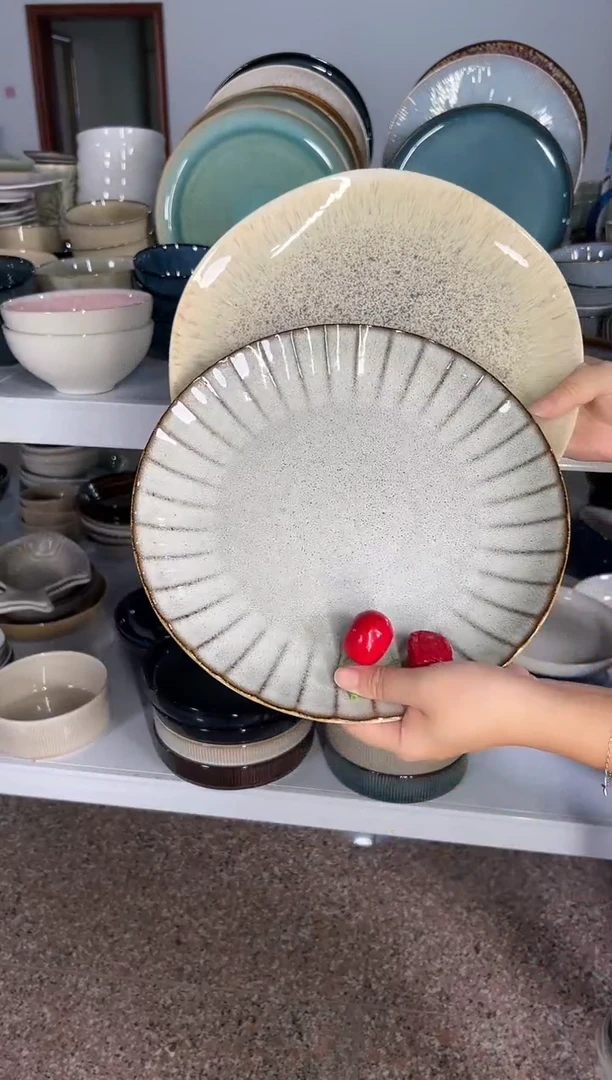 陶瓷外贸尾货瑕疵满20包邮X2大盘