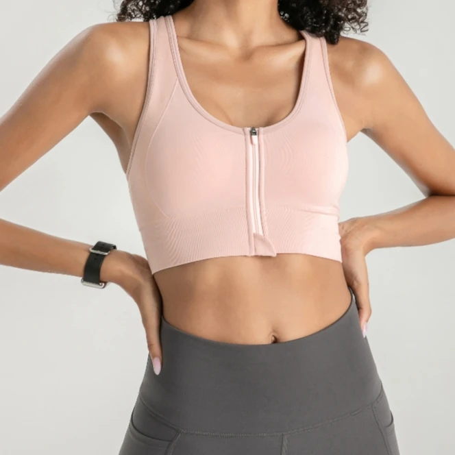 【醉爱家】ot*透气网纱运动文胸(带罩杯)