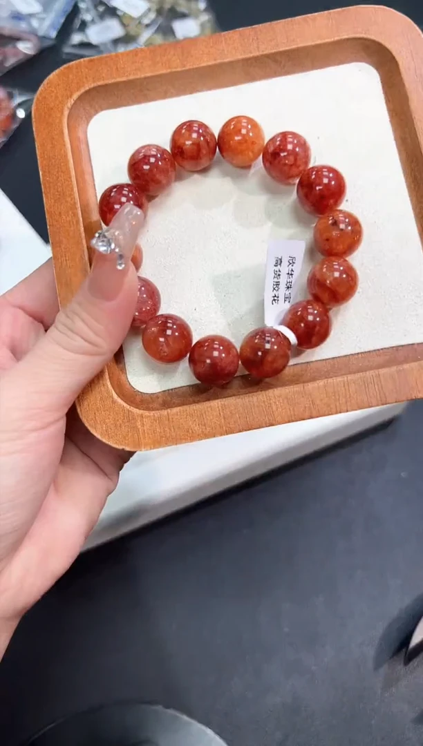 【闪购商品】水晶手串未镶嵌95b多样性发其一/1条15mm默认微瑕