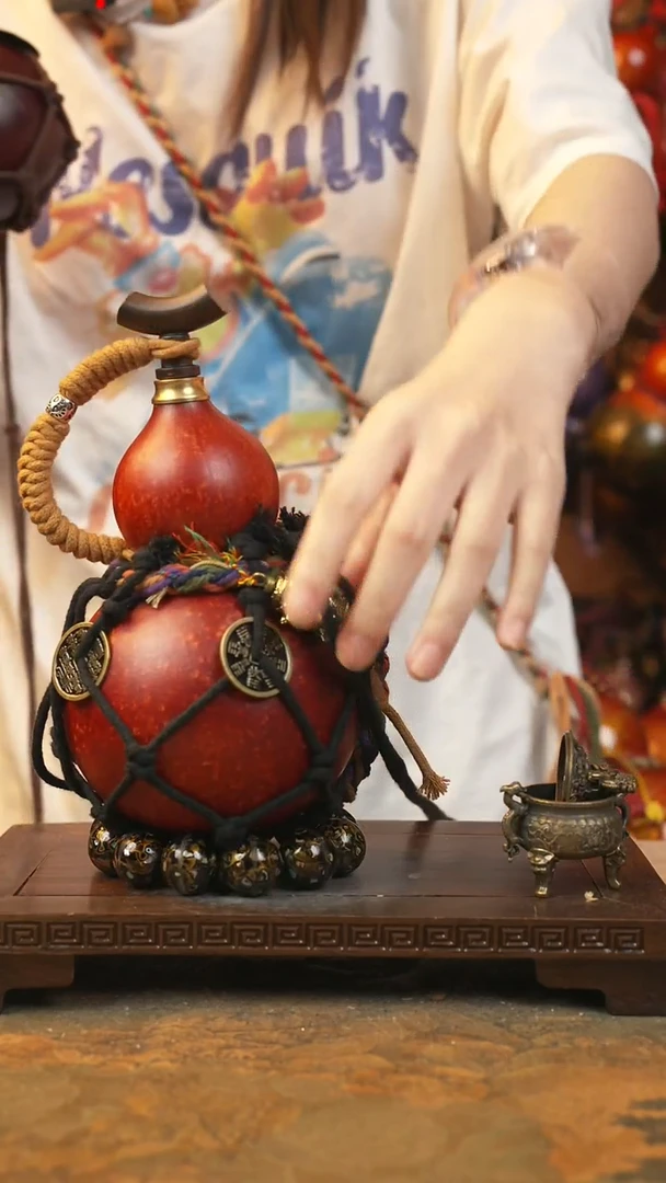 376大漆一物一拍记葫堂出品【不带手串】