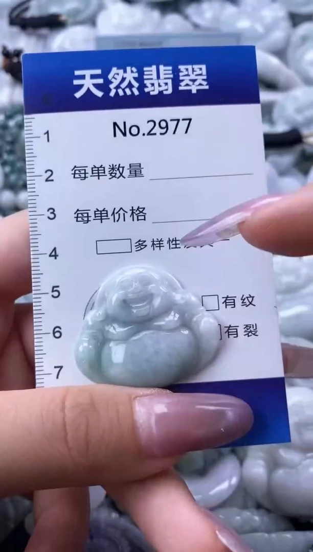 翡翠未镶嵌颈饰缅甸A货翡翠2977