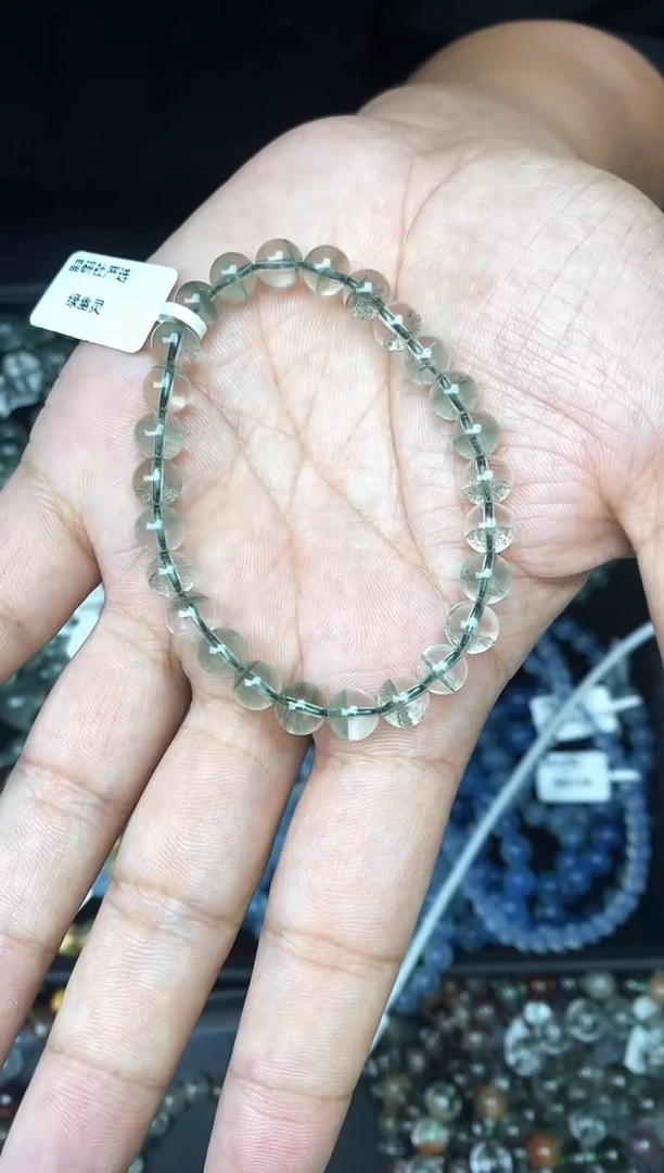 未镶嵌手链水晶?绿幽灵7+