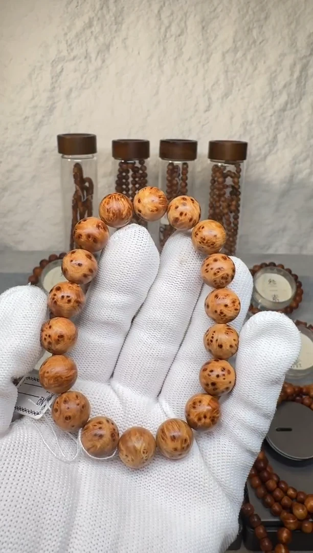 柏木（崖柏）手串/手链1.2瘤花