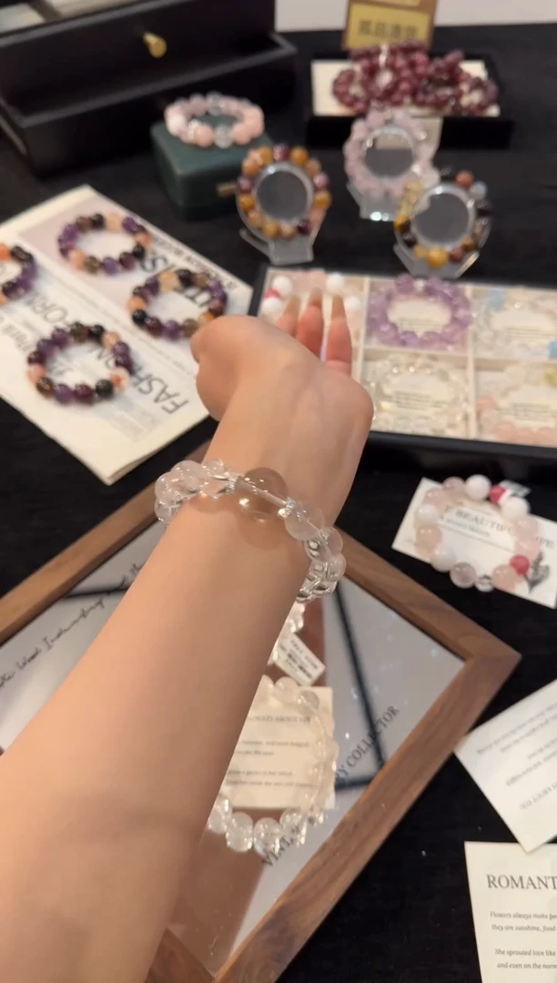 合金手链水晶白阿赛x3312