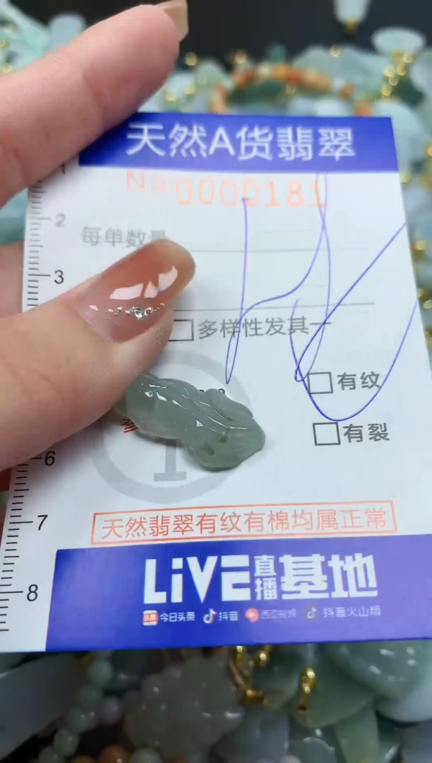 颈饰未镶嵌翡翠天然A货翡翠