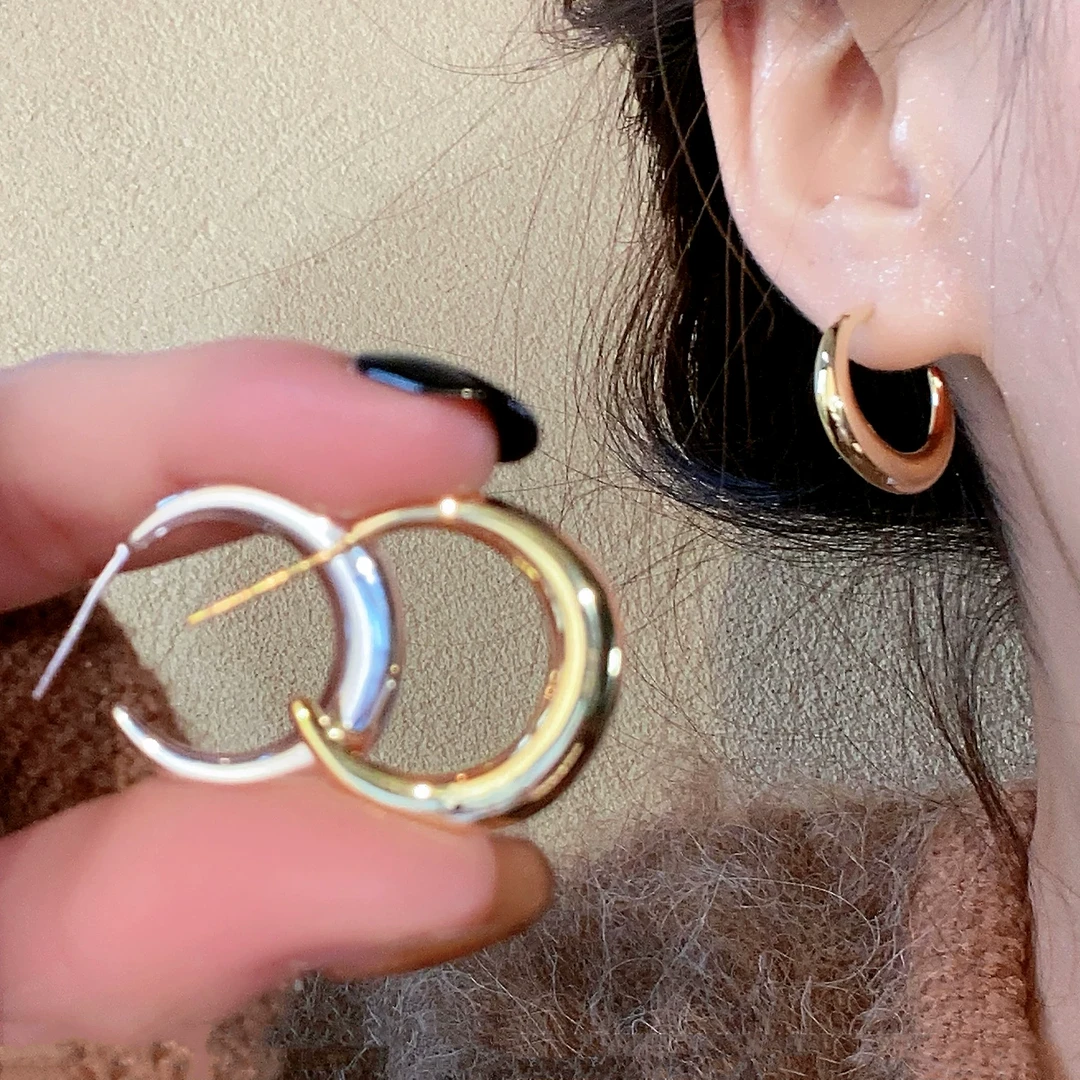 合金耳饰 轻奢小众设计高级感耳环女新款耳钉独特气质百搭耳饰潮