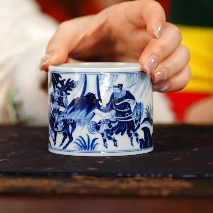 墨舍柴窑鬼谷子威士忌杯  moshe813