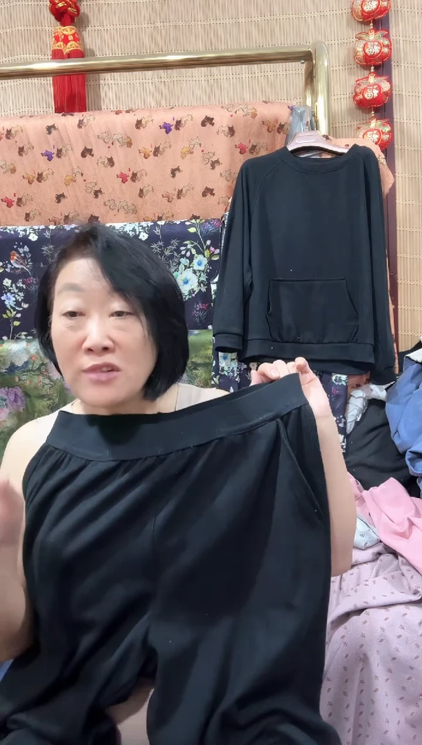 石墨烯阔腿裤裁片一条裤裁片大码