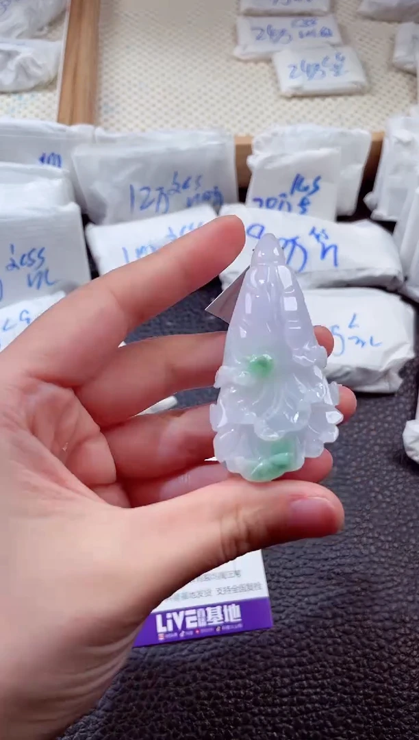 翡翠未镶嵌颈饰00004549