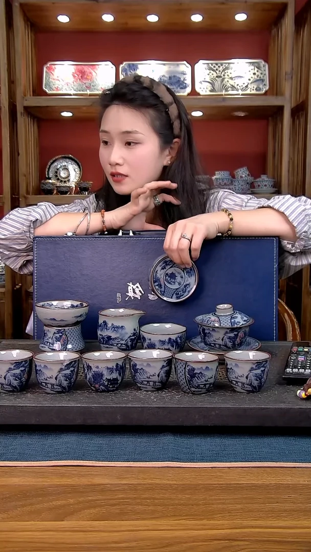 简装家用款11件套 老陶泥开片纹陶瓷茶具