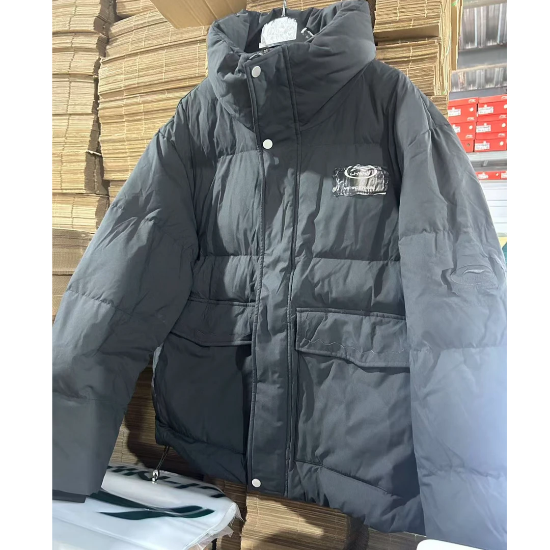 《B品以直播展示为准》李宁时尚系列女子时尚休闲运动羽绒服AWBU264