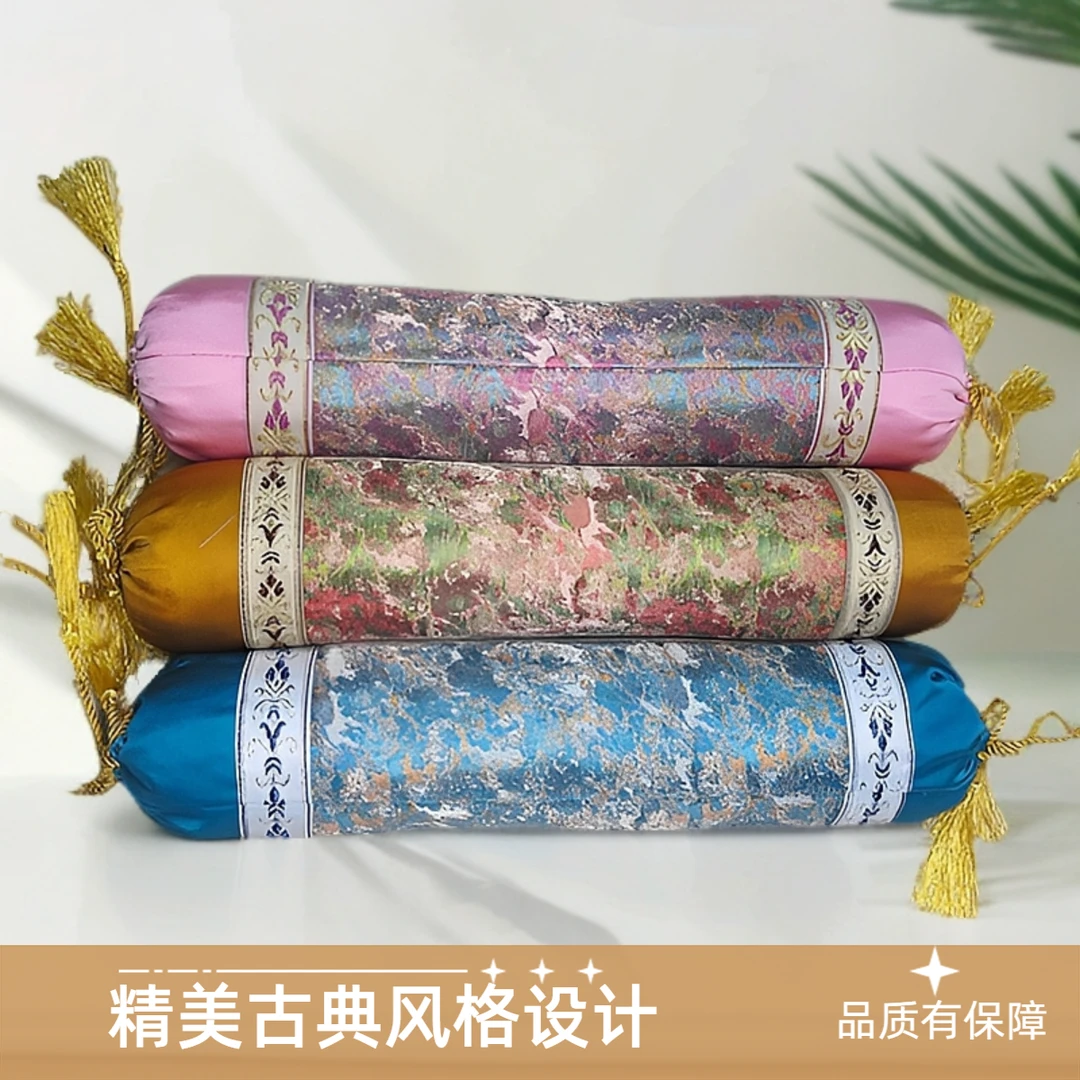 艾草颈椎枕古典精美多功能护颈枕头睡眠枕