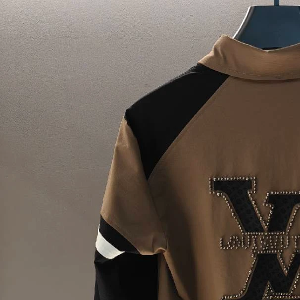 【淼专属】25年秋季新款钉珠拼接设计衬衫上衣 L818